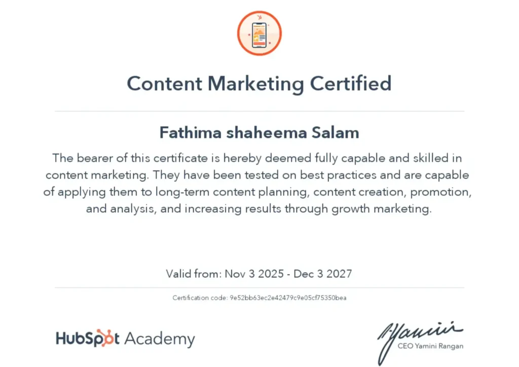 hubspot-academy-content-marketing-certification-fathima-shaheema-salam-certified-in-content-planning-creation-promotion-and-growth-marketing